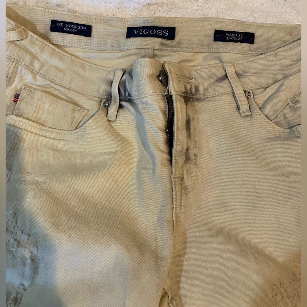 Vigoss Thompson Tomboy Jeans Size 29 with short 27 inseam